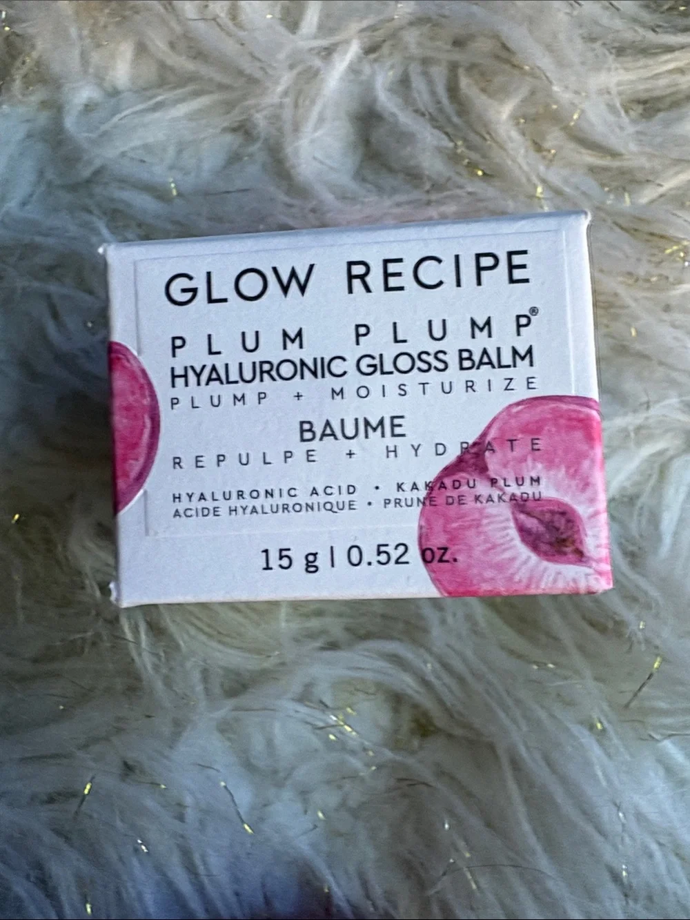 Glow Recipe Plum Plump Hyaluronic Gloss Balm - Pink